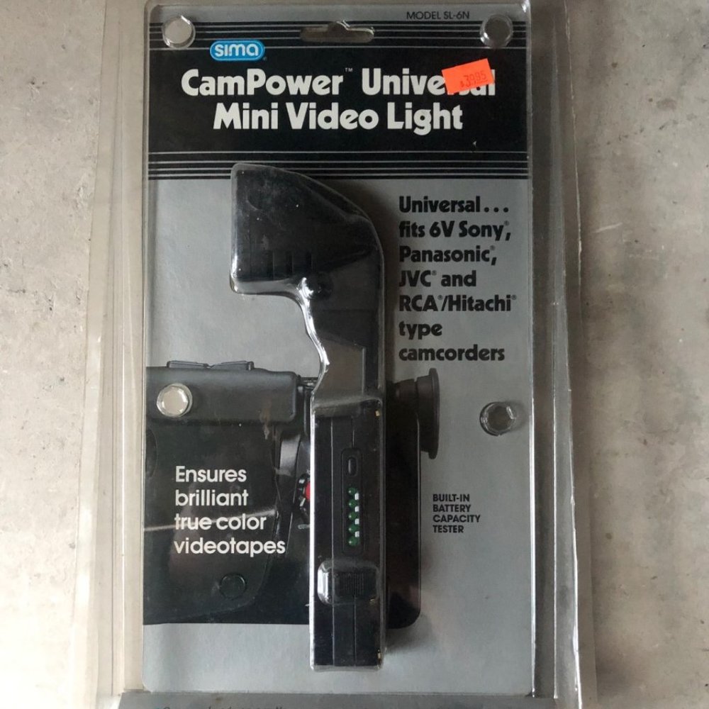 Sima CamPower Universal Mini Video Light -Vintage- NEW